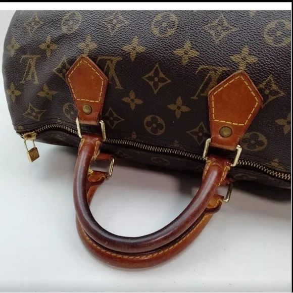 Louis Vuitton SPEEDY 30 Brown Monogram Bag - Picture 10 of 13